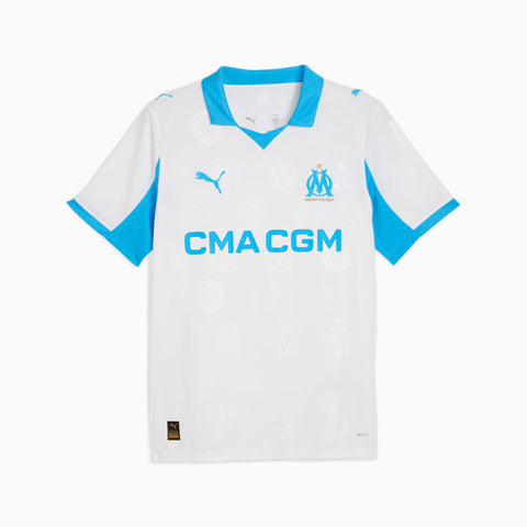 25/26 PUMA Olympique De Marseille Men's Replica Home Jersey - 779801 01