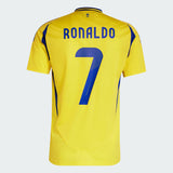 2024/25 ADIDAS Al Nassr FC Ronaldo Men's Replica Home Jersey - JP0459