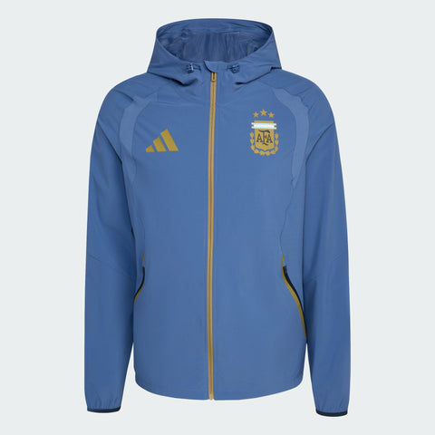 ADIDAS 2026 Argentina Men's Tiro Travel FZ Windbreaker - JZ6313