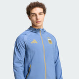 ADIDAS 2026 Argentina Men's Tiro Travel FZ Windbreaker - JZ6313