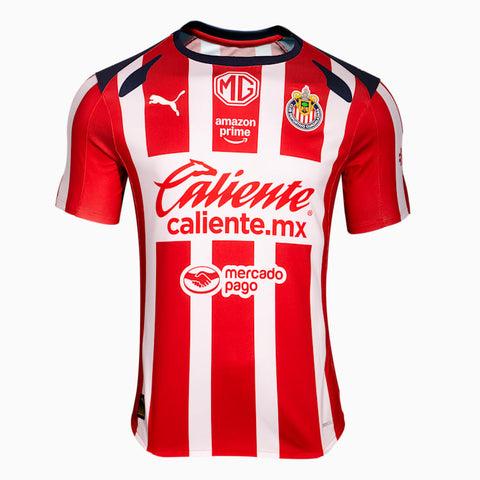 25/26 PUMA Chivas Men's Replica Home Jersey - 713574 01