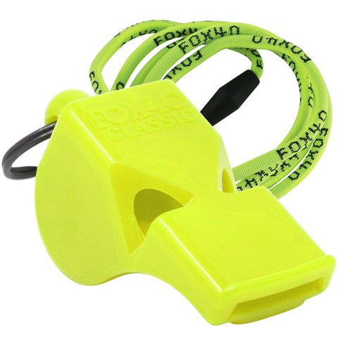 FOX 40 Classic W/Lanyard NEON YELLOW 9903-1308