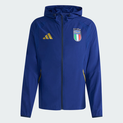 ADIDAS 2026 Italy Men's Tiro Travel FZ Windbreaker - JY7052