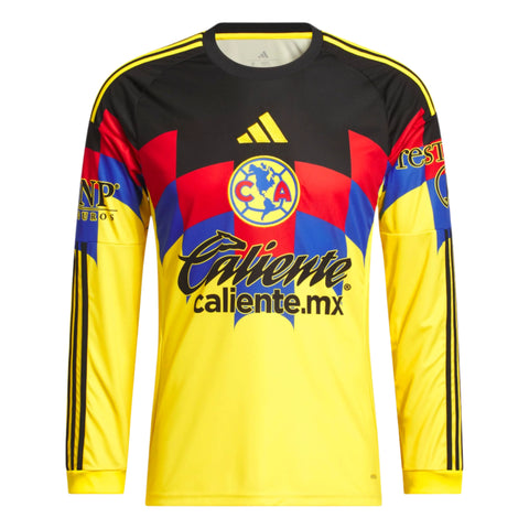 25/26 ADIDAS Club America Men's Long Sleeve Home Jersey - JN8636