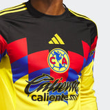 25/26 ADIDAS Club America Men's Long Sleeve Home Jersey - JN8636
