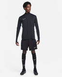 NIKE DRIL TOP LS BLACK WHT DX4294 010
