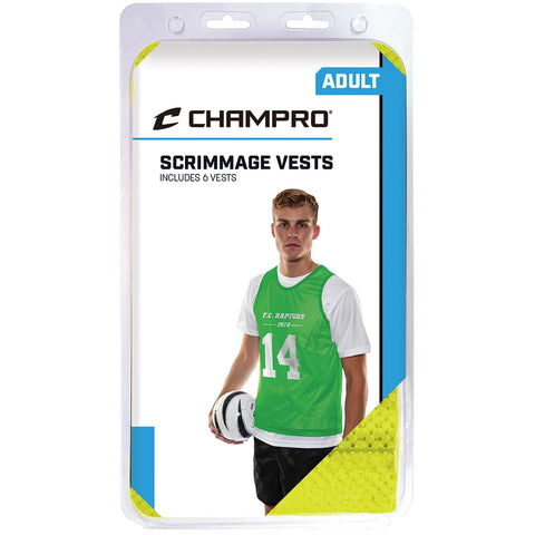 CHAMPRO Adult Scrimmage Vests 6-Pack