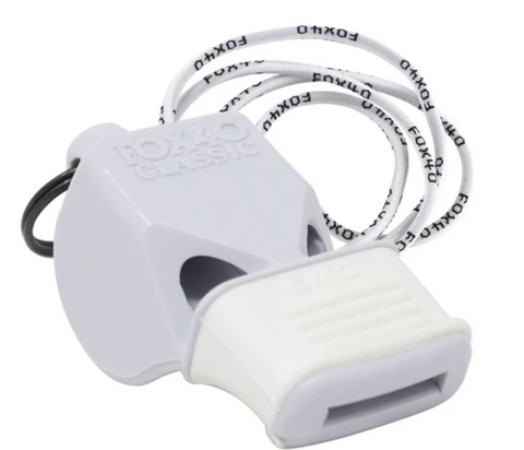 FOX 40 Classic CMG W/Lanyard White 9603-0708