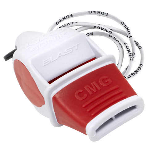 FOX 40 SONIK BLAST CMG W WHITE/RED  9203-3008