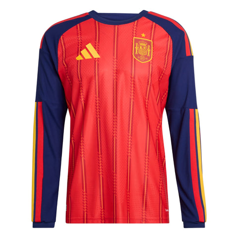 ADIDAS Spain Men's Authentic Home LS Jersey 2026 - JZ5776