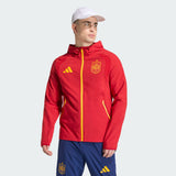 ADIDAS 2026 Spain Men's Tiro Travel FZ Windbreaker Jacket - JZ2243